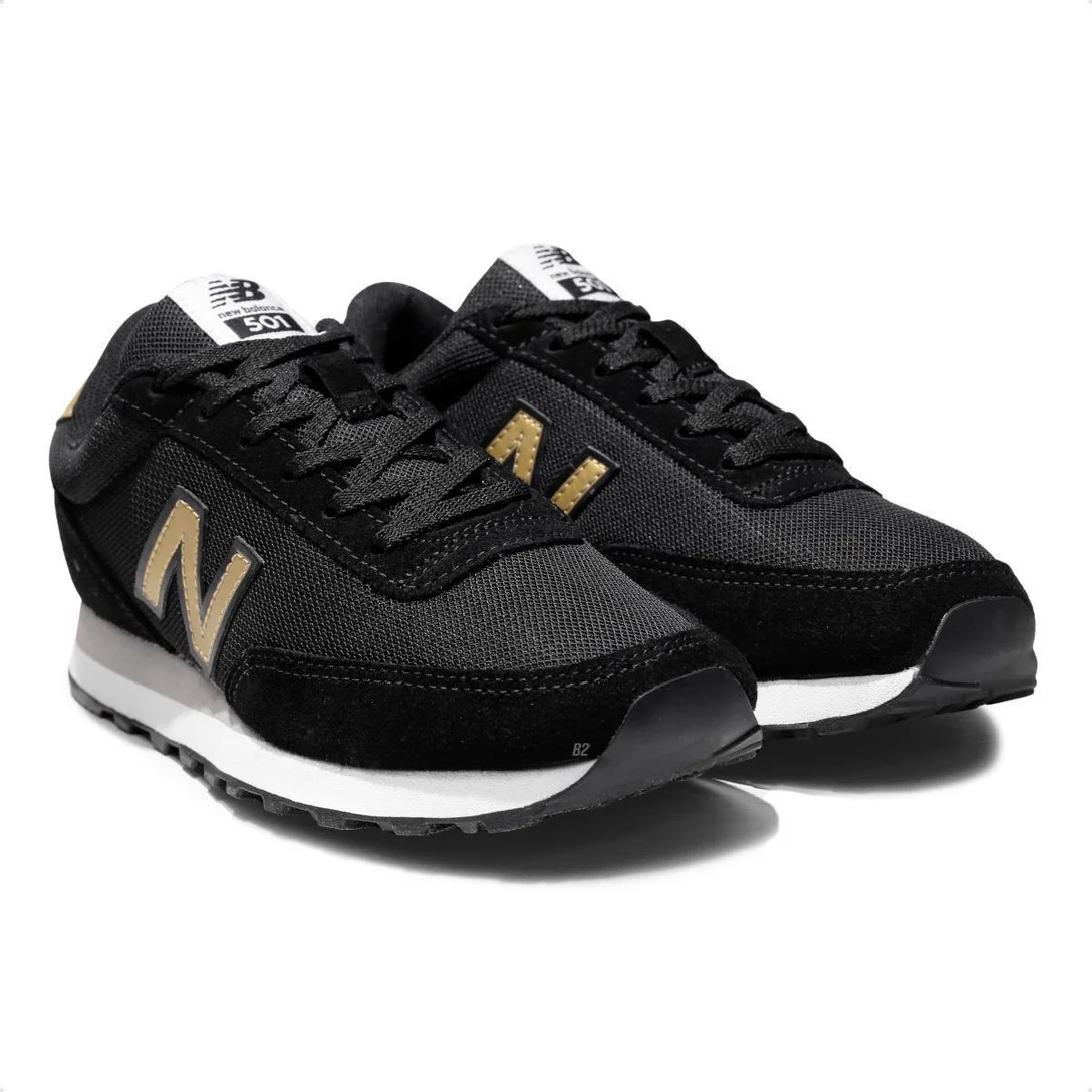 Tênis New Balance 501 Feminino - Preto - Imagem 2