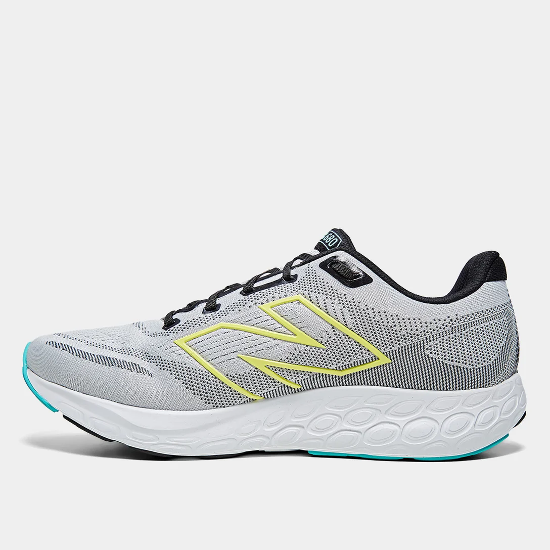 Tênis New Balance Fresh Foam 680 V8 Masculino - Cinza+Preto - Imagem 2