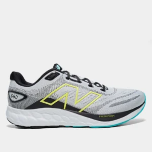 Tênis New Balance Fresh Foam 680 V8 Masculino - Cinza+Preto